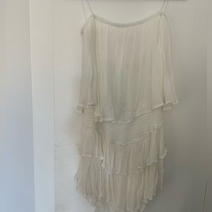White flowy romper size large